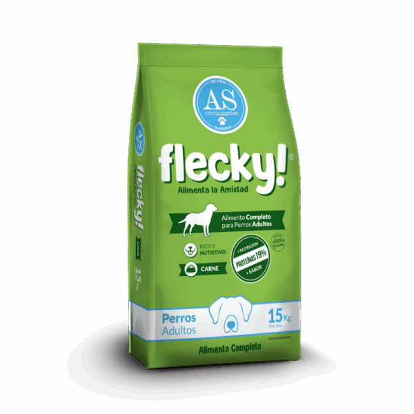 Flecky Carne Alimento Balanceado Para Perro Adulto